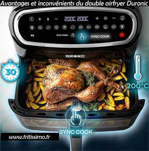 Avantages et inconvénients de l'airfryer Duronic modèle AF34