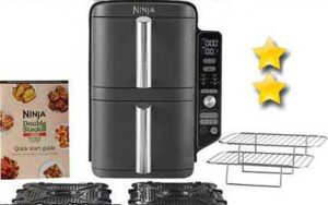 Les accessoires du double air fryer Ninja XL
