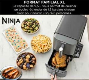 Grande capacité de la friteuse sans huile