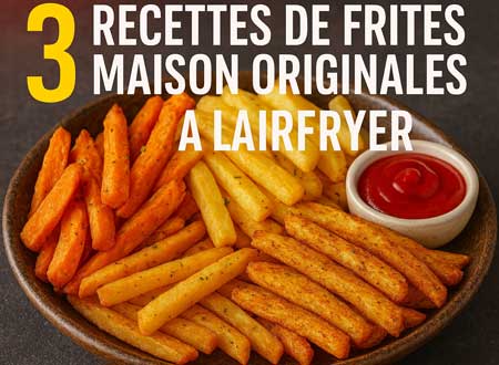 Frites Maison originales : 3 recettes délicieusement croustillantes...