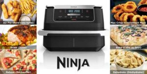 Les six modes de cuisson du nouvel airfryer NINJA Flex 6,6 litres