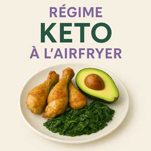 Préparer un repas KETO avec l'air fryer...